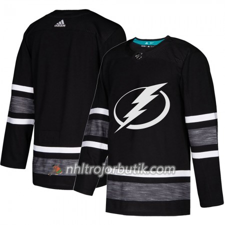 Män Ishockey Tampa Bay Lightning tröja Blank Svart 2019 All-Star Adidas Authentic